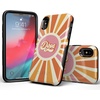 image:imageCasely iPhone XXS Case  Stuck on U  Festival Sticker Floral  Bold Protective DesignYoure Dope  Retro Colorblock