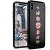 image:imageCasely iPhone Xs Max Case  As if  Light Purple Plaid  Classic Ultra Slim DesignBlooming Red Rose Floral
