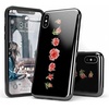 image:imageCasely iPhone Xs Max Case  As if  Light Purple Plaid  Classic Ultra Slim DesignBlooming Red Rose Floral