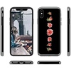 image:imageCasely iPhone Xs Max Case  As if  Light Purple Plaid  Classic Ultra Slim DesignBlooming Red Rose Floral