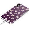 image:imageCasely iPhone Xs Max Case  As if  Light Purple Plaid  Classic Ultra Slim DesignDaisy Daydream Plum Purple Floral