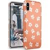 image:imageCasely iPhone Xs Max Case  As if  Light Purple Plaid  Classic Ultra Slim DesignFlower My World  Burnt Orange Floral