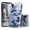 image:imageCasely iPhone Xs Max Case  As if  Light Purple Plaid  Classic Ultra Slim DesignIn Formation  Metallic Blue Camo