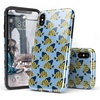 image:imageCasely iPhone Xs Max Case  As if  Light Purple Plaid  Classic Ultra Slim DesignSomethings Fishy Navy Blue  Yellow Fish