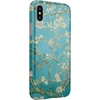 image:imageCasely iPhone Xs Max Case  As if  Light Purple Plaid  Classic Ultra Slim DesignVan Gogh  Almond Blossom Floral