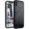 image:imageCasely iPhone Xs Max Case  Floral Forest  Navy Cherry Blossom Floral  Classic Ultra Slim DesignMidnight Marble Black  Navy