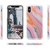 image:imageCasely iPhone Xs Max Case  Floral Forest  Navy Cherry Blossom Floral  Classic Ultra Slim DesignRainbow Marble Swirl