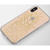 image:imageCasely iPhone Xs Max Case  Floral Forest  Navy Cherry Blossom Floral  Classic Ultra Slim DesignShiny Gold Pineapple Clear