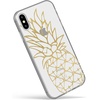 image:imageCasely iPhone Xs Max Case  Floral Forest  Navy Cherry Blossom Floral  Classic Ultra Slim DesignShiny Gold Pineapple Clear