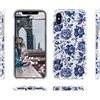 image:imageCasely iPhone Xs Max Case  Outside The Lines  Crayola Marker  Classic Ultra Slim DesignRose to Fame  Blue  White Rose Floral