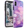 image:imageCasely iPhone Xs Max Case  Outside The Lines  Crayola Marker  Classic Ultra Slim DesignTie Dying Over You Purple Marble
