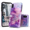 image:imageCasely iPhone Xs Max Case  Outside The Lines  Crayola Marker  Classic Ultra Slim DesignTie Dying Over You Purple Marble