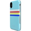 image:imageCasely iPhone Xs Max Case  Outside the Lines  Crayola Marker  Bold Protective Design17 Teal Rainbow Stripes Color Block