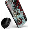 image:imageCasely iPhone Xs Max Case  Outside the Lines  Crayola Marker  Bold Protective DesignForever Grateful  Grateful Dead Skeleton Floral