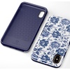 image:imageCasely iPhone Xs Max Case  Outside the Lines  Crayola Marker  Bold Protective DesignRose to Fame  Blue  White Rose Floral