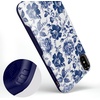 image:imageCasely iPhone Xs Max Case  Outside the Lines  Crayola Marker  Bold Protective DesignRose to Fame  Blue  White Rose Floral