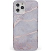 Lavender Gray & Rose Gold Marble