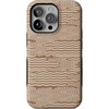 Mocha Ripple | Brown Wave
