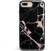 Cracked Rose Gold Black Marble