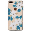 Blue and Gold Clear Floral