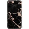Cracked Rose Gold Black Marble