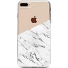 Half White Clear Marble