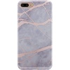 Lavender Gray & Rose Gold Marble