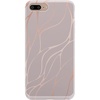 Pink and Gold Metallic Waves