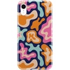 Midnight Color Splash | Abstract Retro