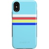 Teal Rainbow Stripes Color Block