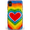 image:imageCasely iPhone Xs Max Case  I Heart Tie Dye  Rainbow Heart  Bold Protective Design
