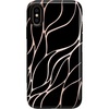 Black and Gold Metallic Waves