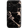 Cracked Rose Gold Black Marble