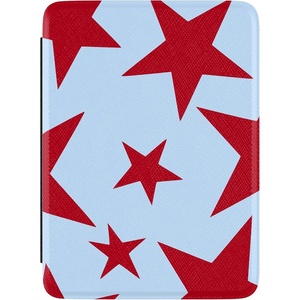 image:imageCasely Kindle Case  Coquette Girlie  Pastel Bows  Compatible with 7 Kindle Colorsoft and 7 Kindle Paperwhite 12th Gen 2024 ModelsStars Align  Blue  Red Stars