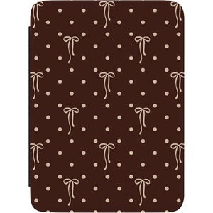 image:imageCasely Kindle Case  Coquette Girlie  Pastel Bows  Compatible with 7 Kindle Colorsoft and 7 Kindle Paperwhite 12th Gen 2024 ModelsTeddy Bows  Brown  Beige Polka Dot