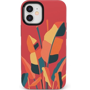 image:imageCasely iPhone 11 Case  Vida y Muerte  Frida Kahlo Dotted Skull  Bold Protective DesignLet it Grow  Banana Leaf Floral