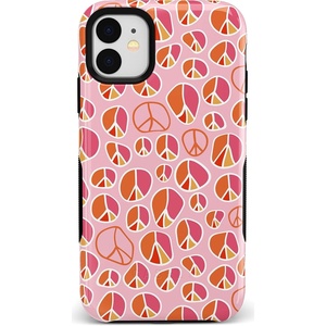 image:imageCasely iPhone 11 Case  Vida y Muerte  Frida Kahlo Dotted Skull  Bold Protective DesignPeace Out  Groovy Peace Sign