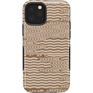 image:imageCasely iPhone 11 Pro Max Case  Outside the Lines  Crayola Marker  Bold Protective DesignMocha Ripple  Brown Waves