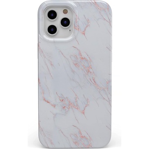 image:imageCasely iPhone 11 Pro Max Case  Scribble Me that  Crayola Rainbow Pencil  Classic Ultra Slim DesignBeautiful White and Pink Marble