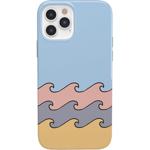 image:imageCasely iPhone 11 Pro Max Case  Scribble Me that  Crayola Rainbow Pencil  Classic Ultra Slim DesignHigh Tide Layered Ocean Waves
