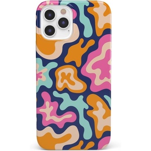 image:imageCasely iPhone 11 Pro Max Case  Scribble Me that  Crayola Rainbow Pencil  Classic Ultra Slim DesignMidnight Color Splash  Abstract Retro