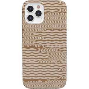 image:imageCasely iPhone 11 Pro Max Case  Scribble Me that  Crayola Rainbow Pencil  Classic Ultra Slim DesignMocha Ripple  Brown Waves