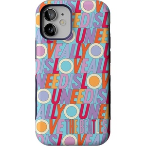 image:imageCasely iPhone 12 Mini Case  Sneaky Monkeys  Frida Kahlo Jungle Floral  Bold Protective Design  Compatible with MagSafeAll You Need Is Love  Beatles
