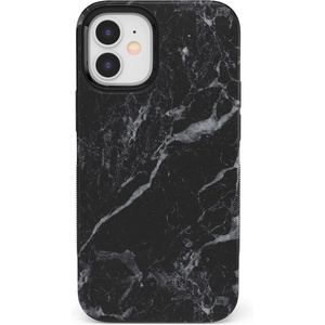 image:imageCasely iPhone 12 Mini Case  Sneaky Monkeys  Frida Kahlo Jungle Floral  Bold Protective Design  Compatible with MagSafeBlack Marble