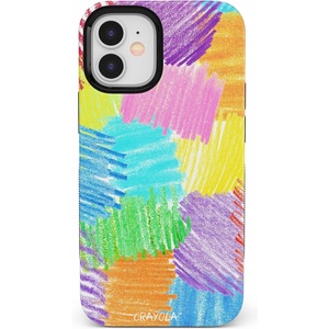 image:imageCasely iPhone 12 Mini Case  Sneaky Monkeys  Frida Kahlo Jungle Floral  Bold Protective Design  Compatible with MagSafeCrayola  Scribble Me That  Rainbow Pencil