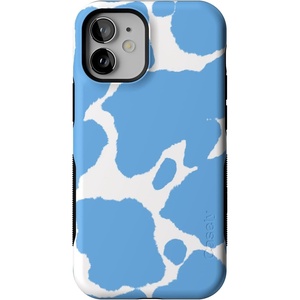 image:imageCasely iPhone 12 Mini Case  Sneaky Monkeys  Frida Kahlo Jungle Floral  Bold Protective Design  Compatible with MagSafeCurrent MOOd  Light Blue Cow Print