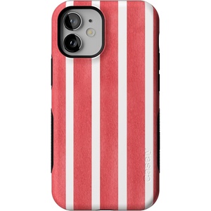 image:imageCasely iPhone 12 Mini Case  Sneaky Monkeys  Frida Kahlo Jungle Floral  Bold Protective Design  Compatible with MagSafeEast Coast Summer  Red Stripes