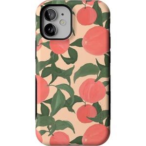 image:imageCasely iPhone 12 Mini Case  Sneaky Monkeys  Frida Kahlo Jungle Floral  Bold Protective Design  Compatible with MagSafeFeeling Peachy  Blush Vines