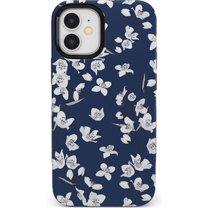 image:imageCasely iPhone 12 Mini Case  Sneaky Monkeys  Frida Kahlo Jungle Floral  Bold Protective Design  Compatible with MagSafeFloral Forest  Navy Cherry Blossom Floral