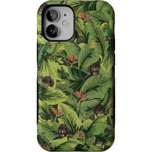 image:imageCasely iPhone 12 Mini Case  Sneaky Monkeys  Frida Kahlo Jungle Floral  Bold Protective Design  Compatible with MagSafeFrida Kahlo  Sneaky Monkeys  Jungle Floral